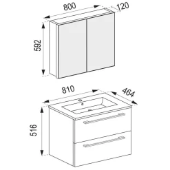 Pharao24 Badmöbel Set hängend Enlino><noscript><img width=