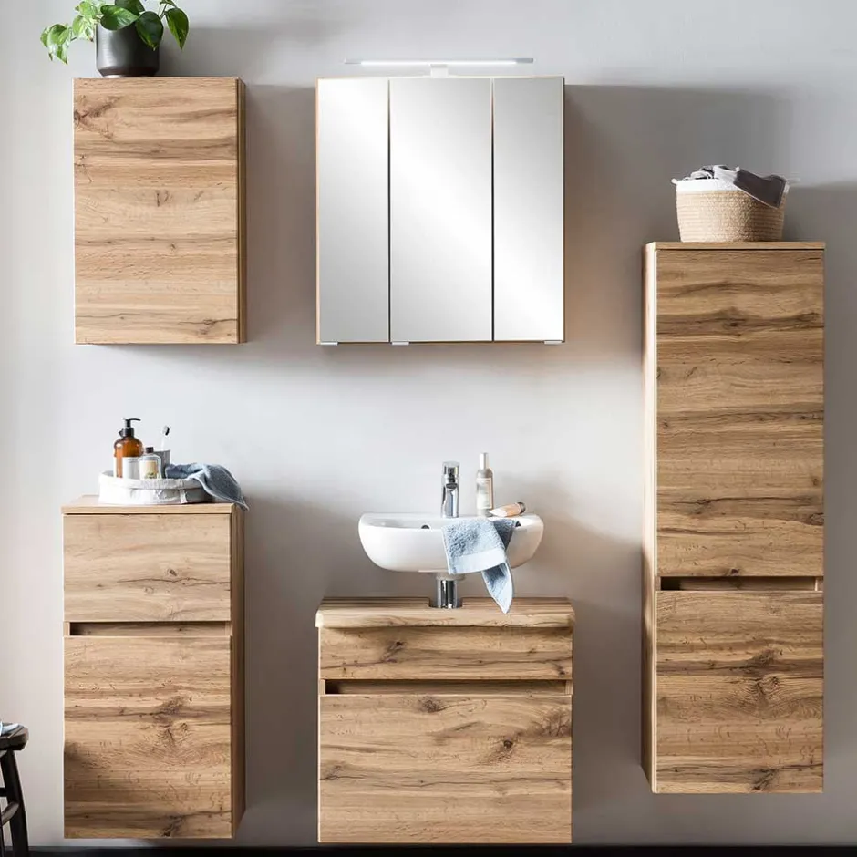 Badmöbel Sets*Pharao24 Badmöbel Set hängend Kropenia