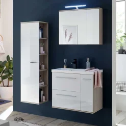 Pharao24 Badmöbel Set Hochglanz Ceszan> Badmöbel Sets