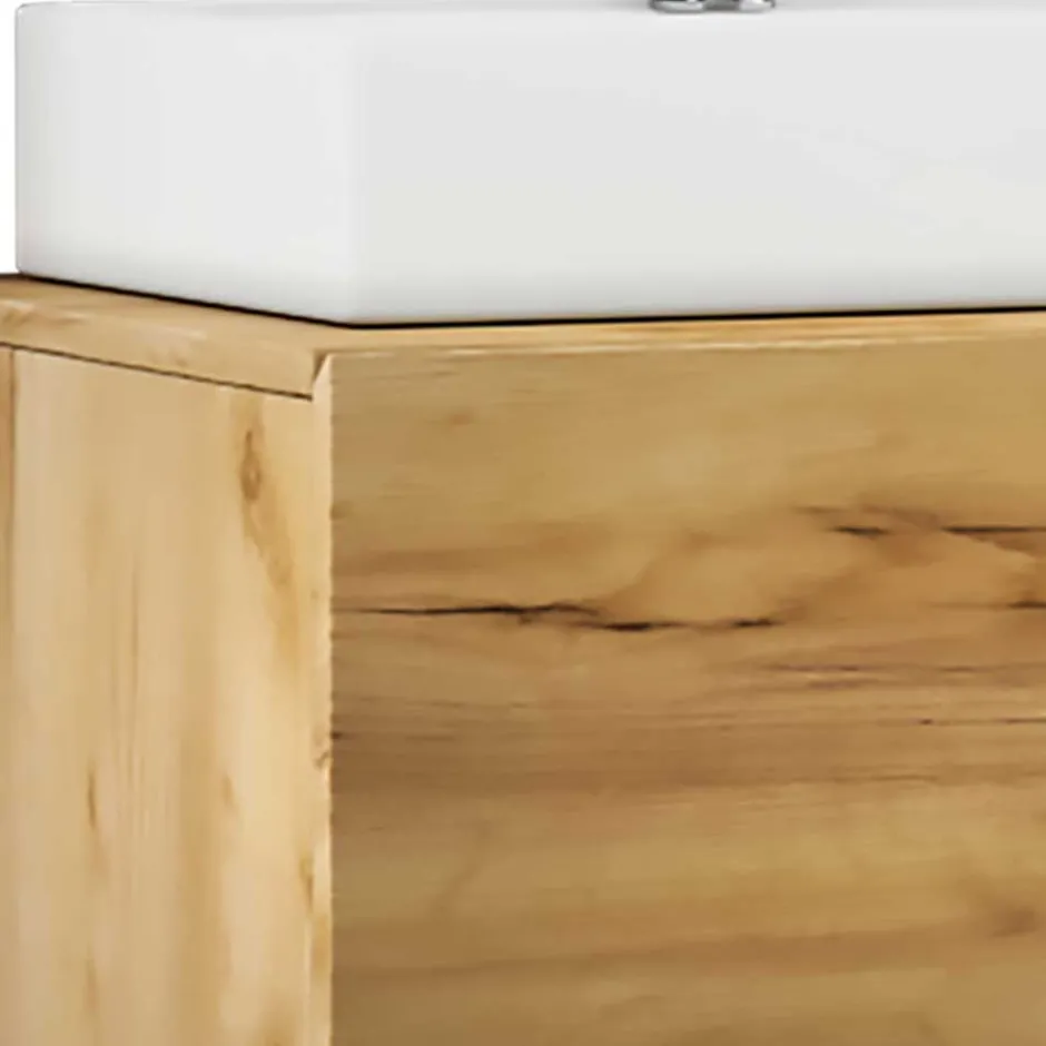 Pharao24 Badmöbel Set Holzoptik Cudalo> Badmöbel Sets