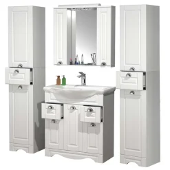 Badmöbel Sets*Pharao24 Badmöbel Set Landhausstil Exmadura