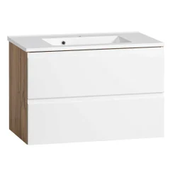 Badmöbel Sets*Pharao24 Badmöbel Set mit Waschbecken Lactona