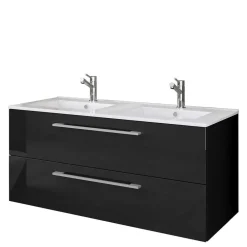 Pharao24 Badmöbel Set schwarz Cardos><noscript><img width=