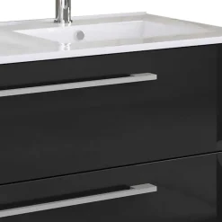 Pharao24 Badmöbel Set schwarz Cardos><noscript><img width=