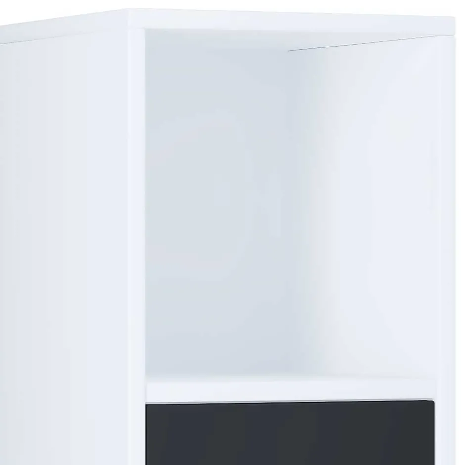 Pharao24 Badmöbel Set schwarz weiß Panales> Badmöbel Sets