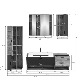 Pharao24 Badmöbelkomplettset Estate><noscript><img width=
