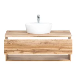 Badmöbel Sets*Pharao24 Badmöbelset Baumkantenoptik Vressa