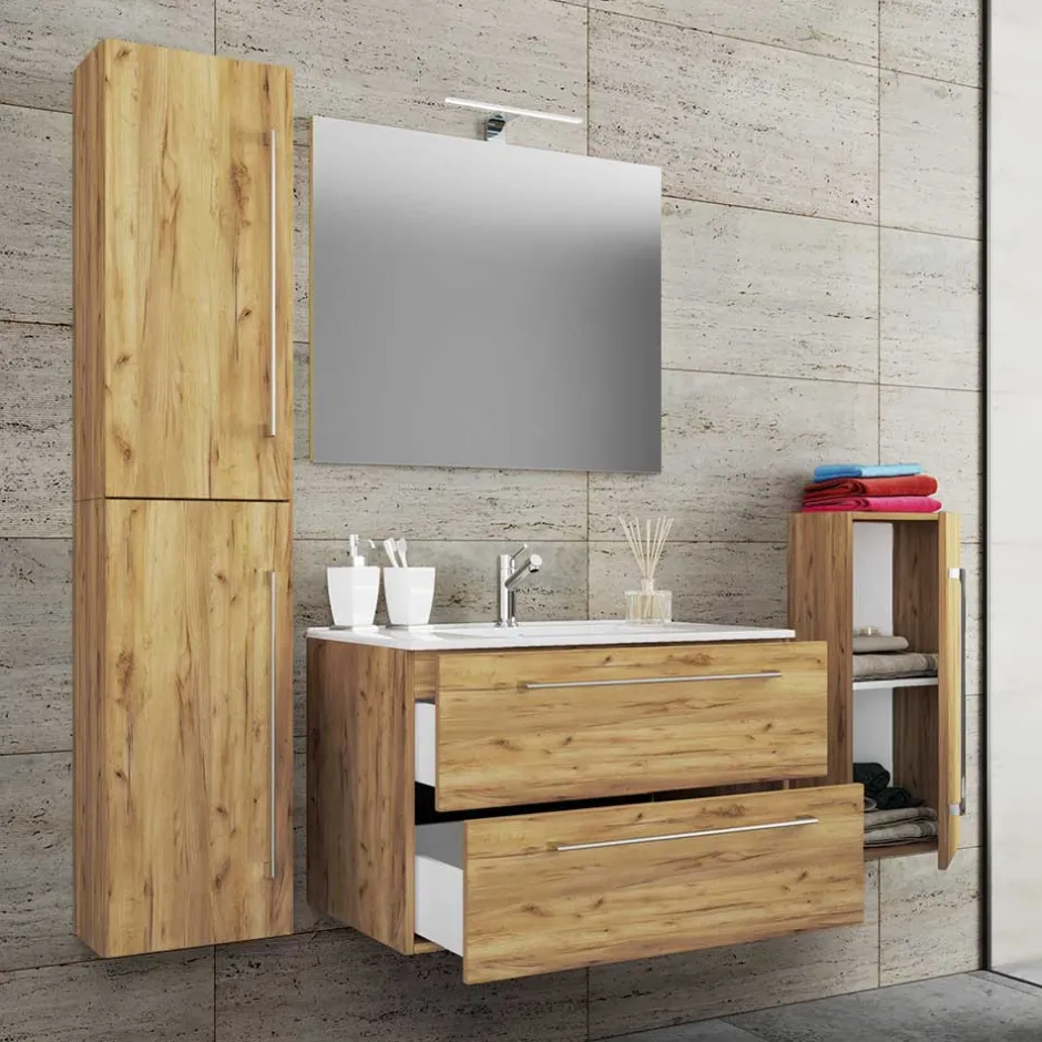 Pharao24 Badmöbel-Set Enlino> Badmöbel Sets