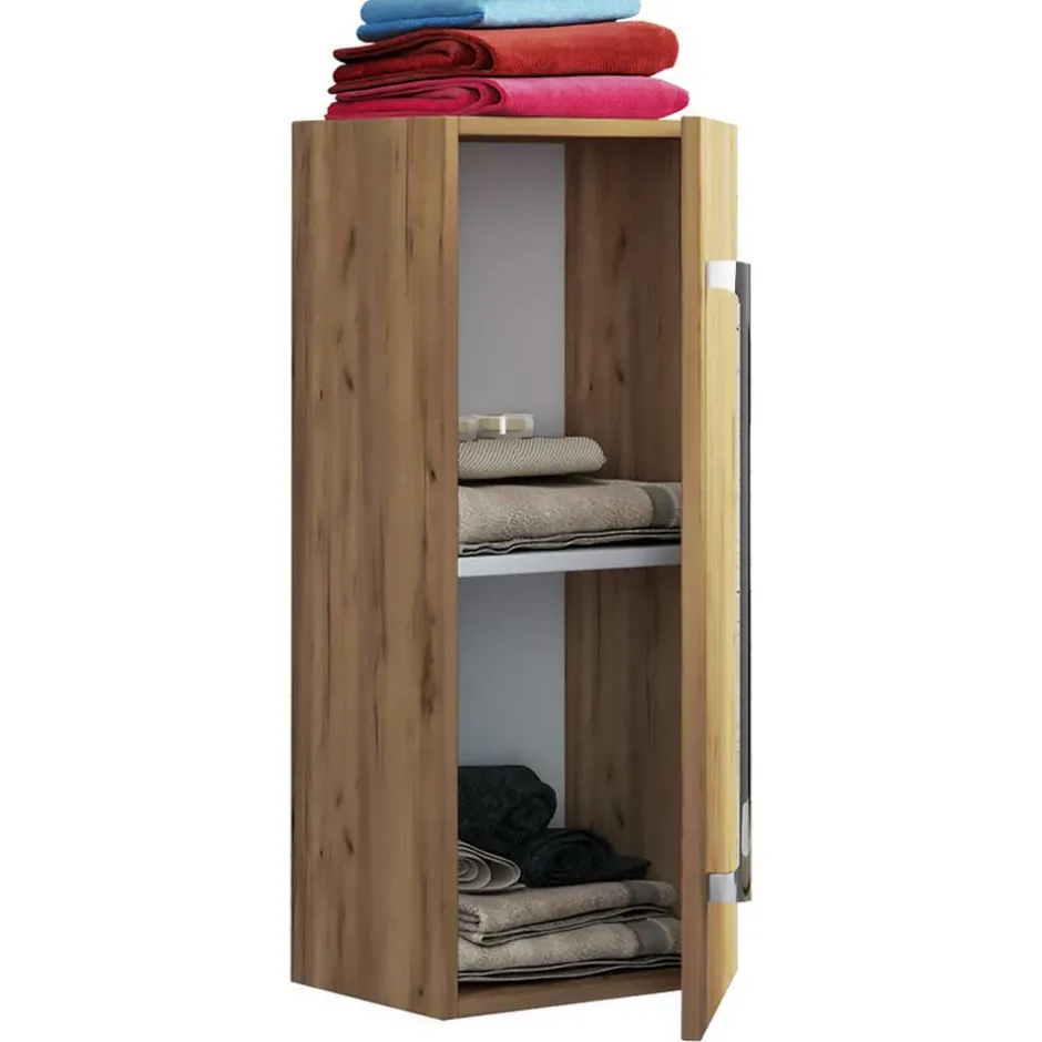 Pharao24 Badmöbel-Set Holzoptik Enlino> Badmöbel Sets