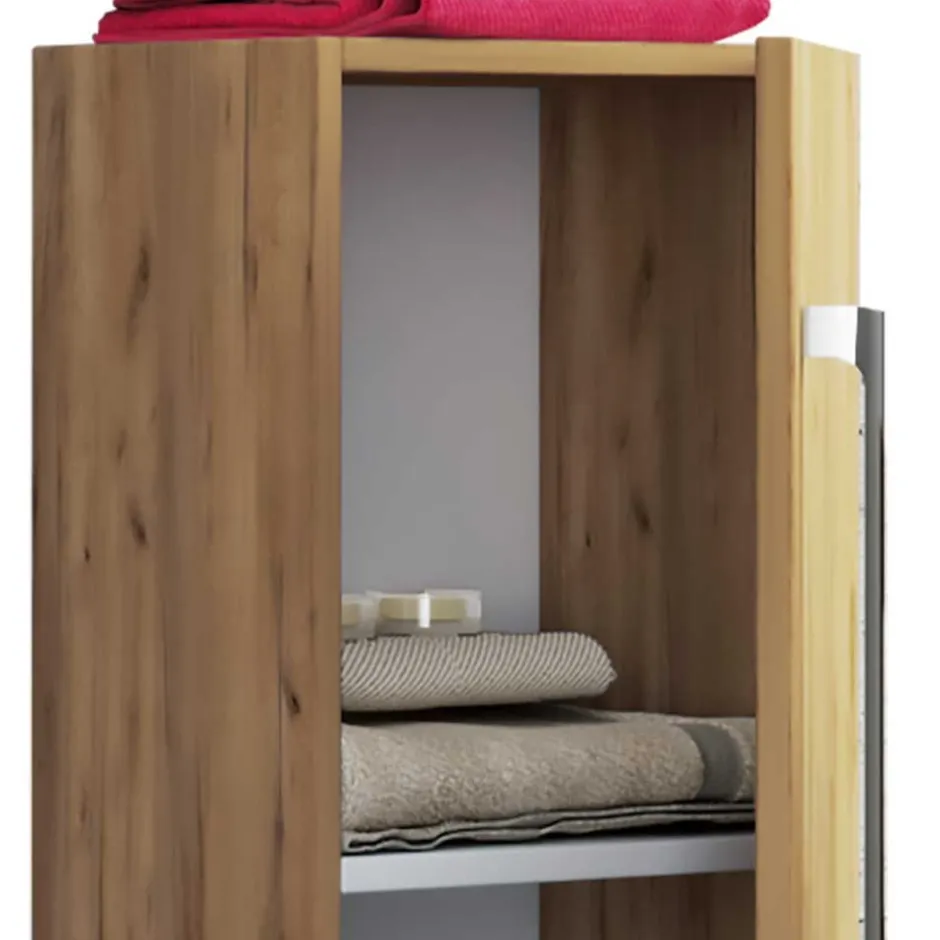 Pharao24 Badmöbel-Set Holzoptik Enlino> Badmöbel Sets