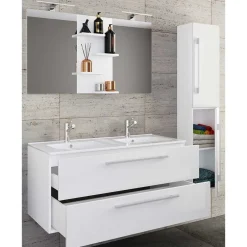 Badmöbel Sets*Pharao24 Badmöbelset mit Doppelbecken Dango