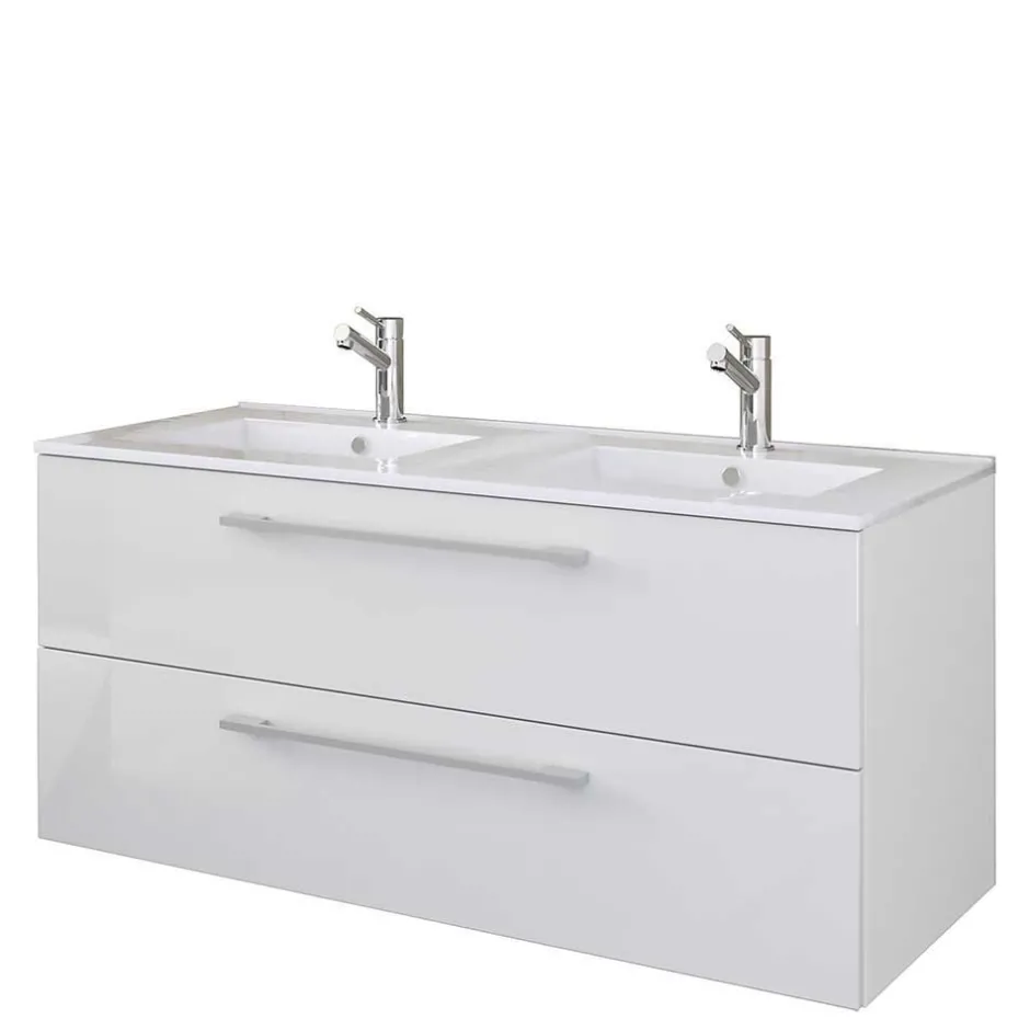 Badmöbel Sets*Pharao24 Badmöbelset mit Doppelbecken Dango