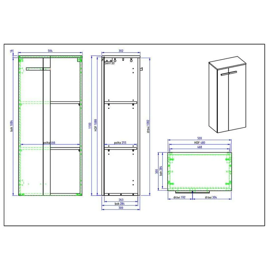 Badmöbel Sets*Pharao24 Badmöbelset Nushivon