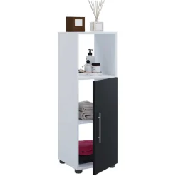 Pharao24 Badmöbelset schwarz weiß Litora><noscript><img width=