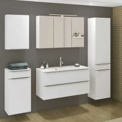 Badezimmerschränke|Bad Hochschränke*Pharao24 Badmidischrank Folcora