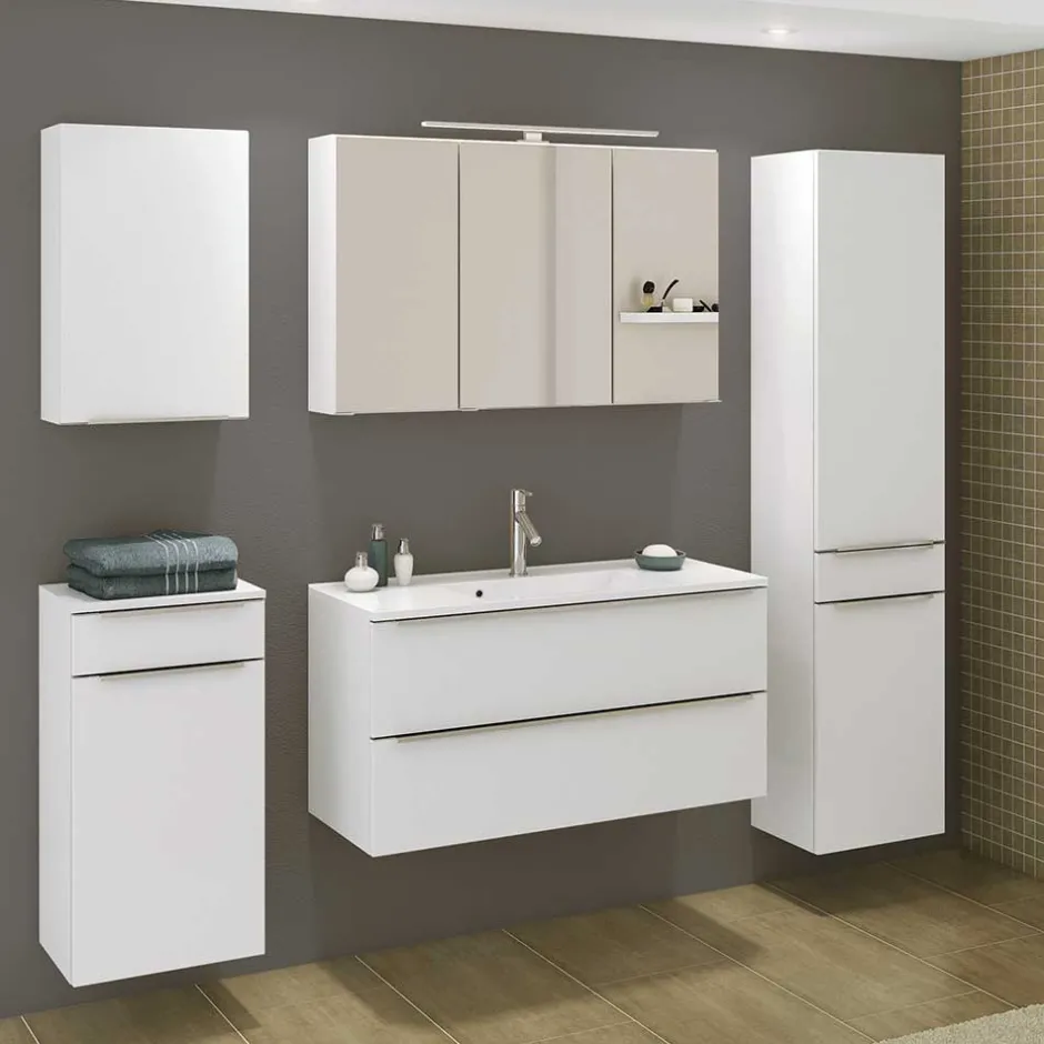 Badezimmerschränke|Bad Hochschränke*Pharao24 Badmidischrank Folcora
