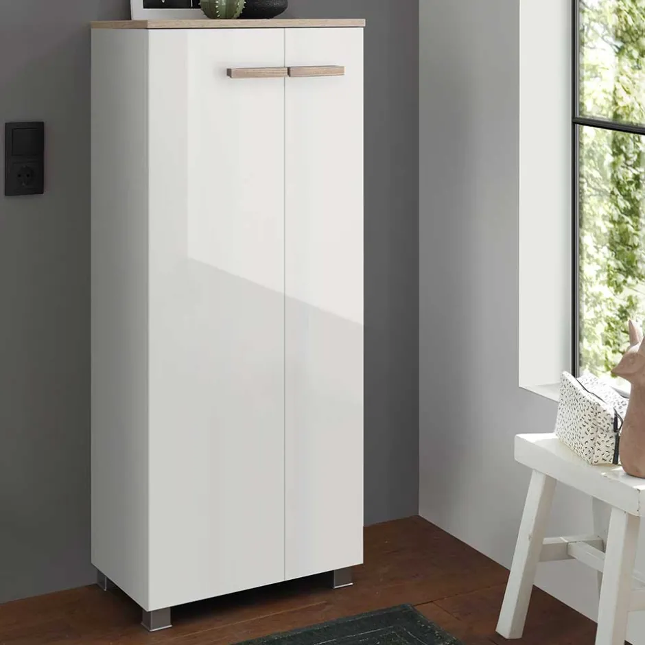 Bad Hochschränke|Badezimmerschränke*Pharao24 Badmidischrank Nushivon