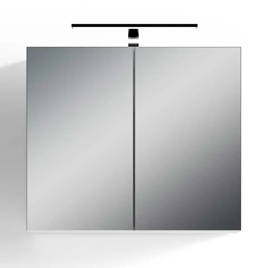 Pharao24 Badschrank mit Spiegel Peace> Badezimmerschränke|Spiegelschränke