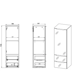 Bad Hängeschränke*Pharao24 Badschrank Ontentas