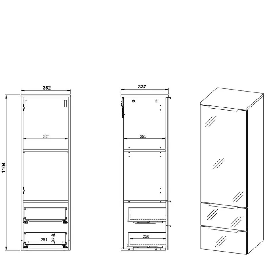 Bad Hängeschränke*Pharao24 Badschrank Ontentas