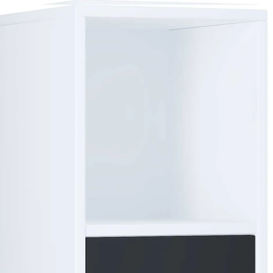 Bad Unterschränke*Pharao24 Badschrank Schwarz Weiß Panales