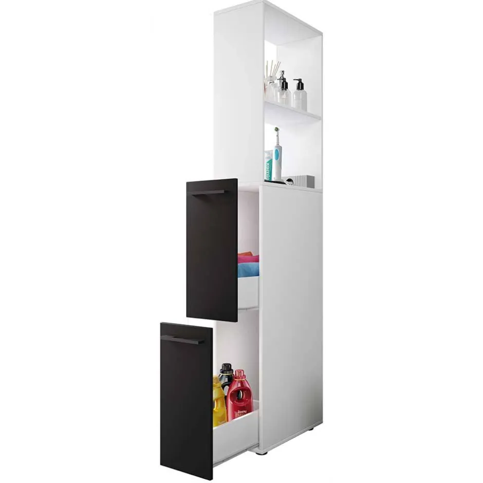 Pharao24 Badseitenschrank Bonan> Bad Hochschränke|Badezimmerschränke