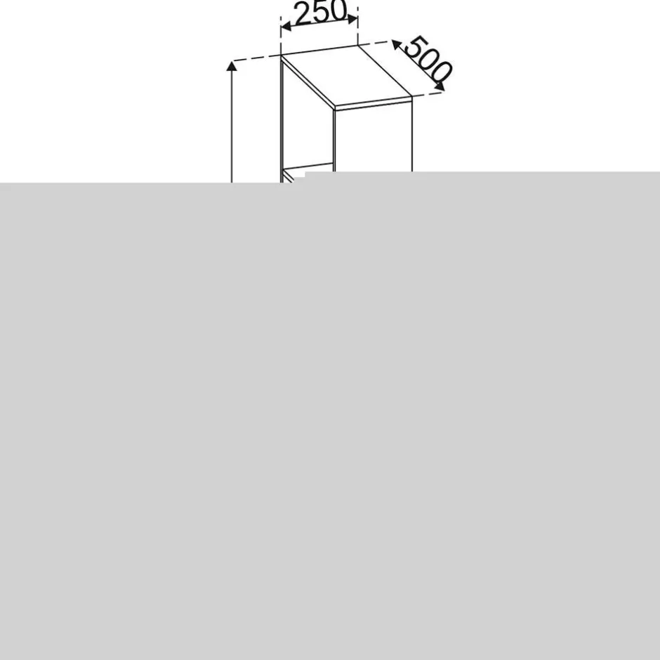 Pharao24 Badseitenschrank Bonan> Bad Hochschränke|Badezimmerschränke