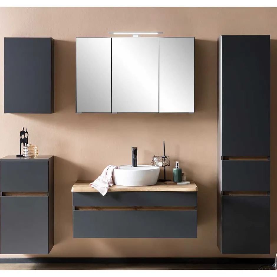 Bad Hochschränke*Pharao24 Badseitenschrank Pegruan