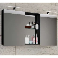 Pharao24 Badspiegelschrank Coal> Badezimmerschränke|Spiegelschränke