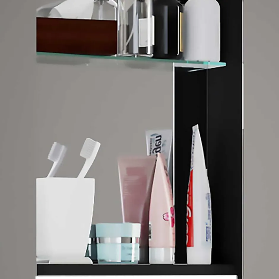 Pharao24 Badspiegelschrank Coal> Badezimmerschränke|Spiegelschränke