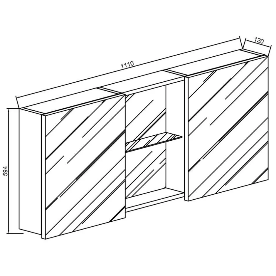 Pharao24 Badspiegelschrank Coal> Badezimmerschränke|Spiegelschränke