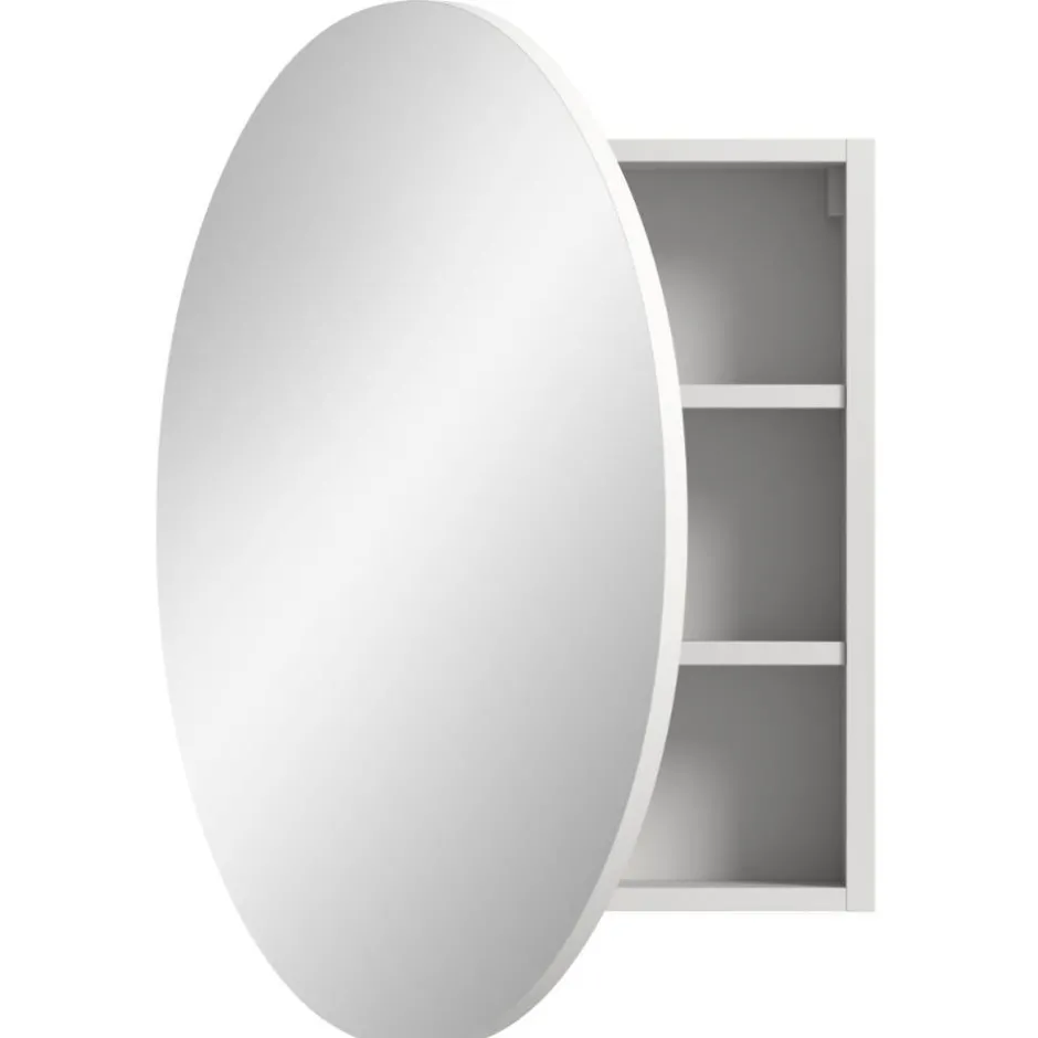 Pharao24 Badspiegelschrank rund Sismail> Spiegelschränke