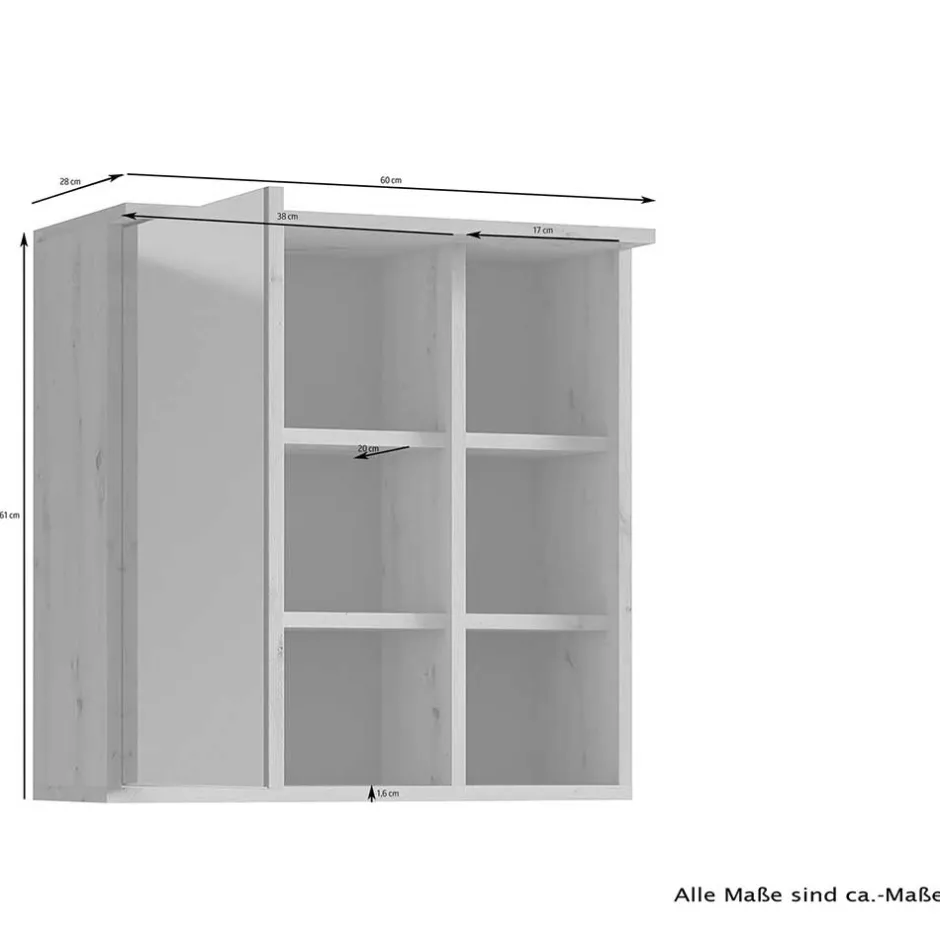 Pharao24 Badspiegelschrank Viana> Spiegelschränke