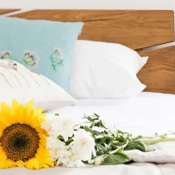 Doppelbetten|Massivholzbetten*Pharao24 Balken Massivholzbett Padru