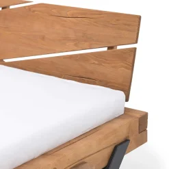 Doppelbetten|Massivholzbetten*Pharao24 Balken Massivholzbett Padru