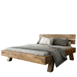 Massivholzmöbel|Doppelbetten*Pharao24 Balkenbett massiv Robert