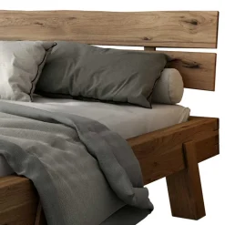 Massivholzmöbel|Doppelbetten*Pharao24 Balkenbett massiv Robert