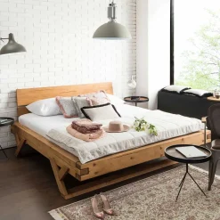 Massivholzbetten*Pharao24 Balkenbett Selectra