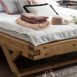 Massivholzbetten*Pharao24 Balkenbett Selectra