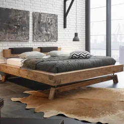 Pharao24 Balkenbett Villary> Doppelbetten|Massivholzbetten