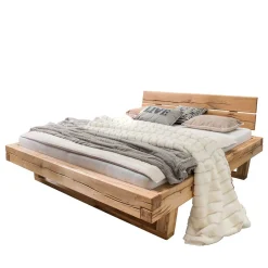 Massivholzmöbel|Balkenbett*Pharao24 Balkenbett Wildeiche Blacorona