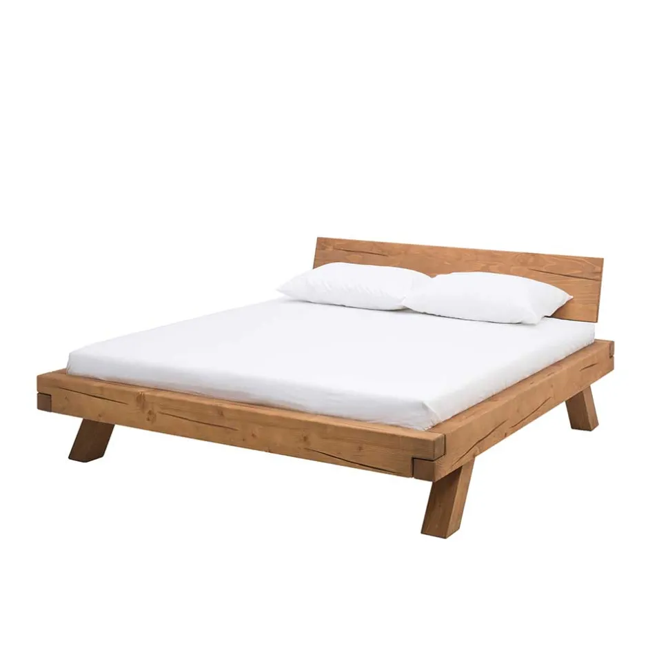 Balkenbett*Pharao24 Balkenholz Bett Hawaian