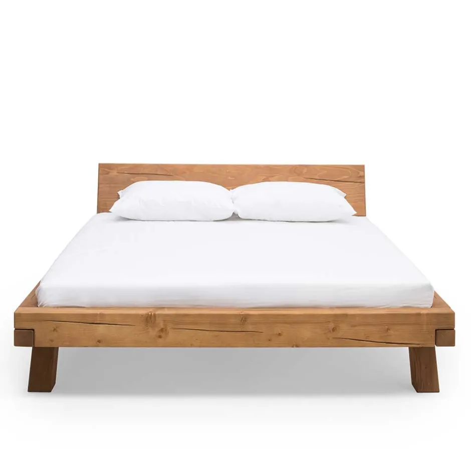 Balkenbett*Pharao24 Balkenholz Bett Hawaian