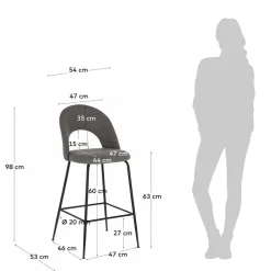 Sitzhocker*Pharao24 Bar Hocker Iliandro