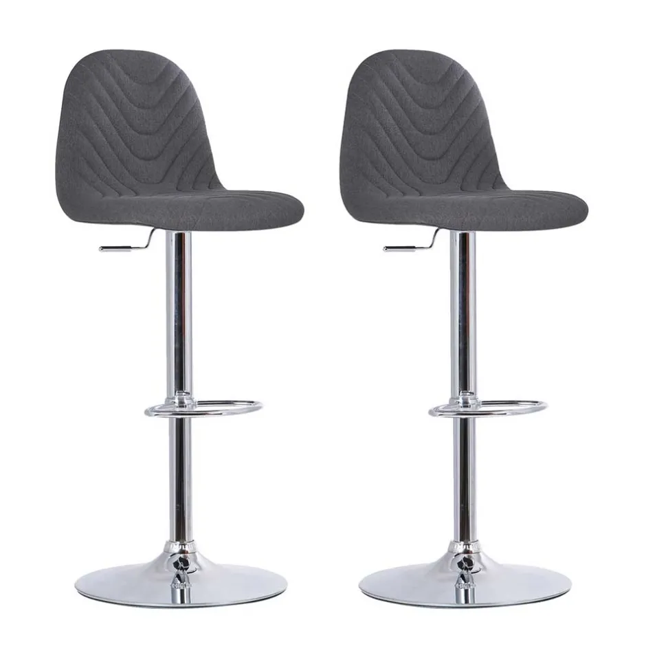 Barmöbel|Hocker*Pharao24 Barhocker mit Lehne Mirono