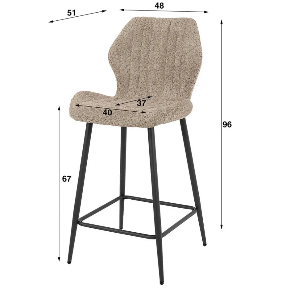 Barhocker|Küchenhocker*Pharao24 Barhocker Redonde