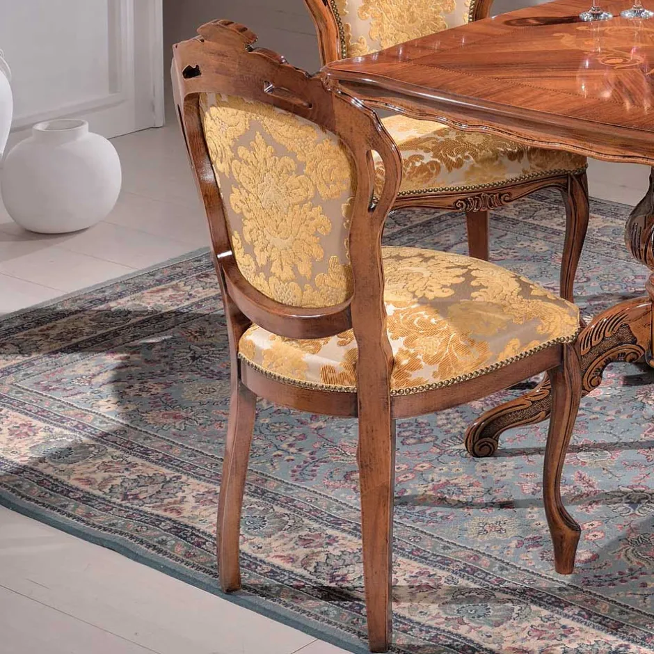 Küchenstühle|Esszimmerstühle*Pharao24 Barock Design Polsterstuhl Adessa