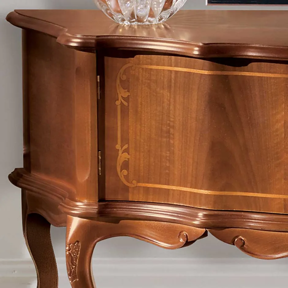 Pharao24 Barock Design Wohnwand Assolato> Wohnzimmerschrank|Massivholz Wohnwände