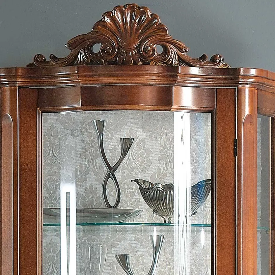 Pharao24 Barock Design Wohnwand Assolato> Wohnzimmerschrank|Massivholz Wohnwände