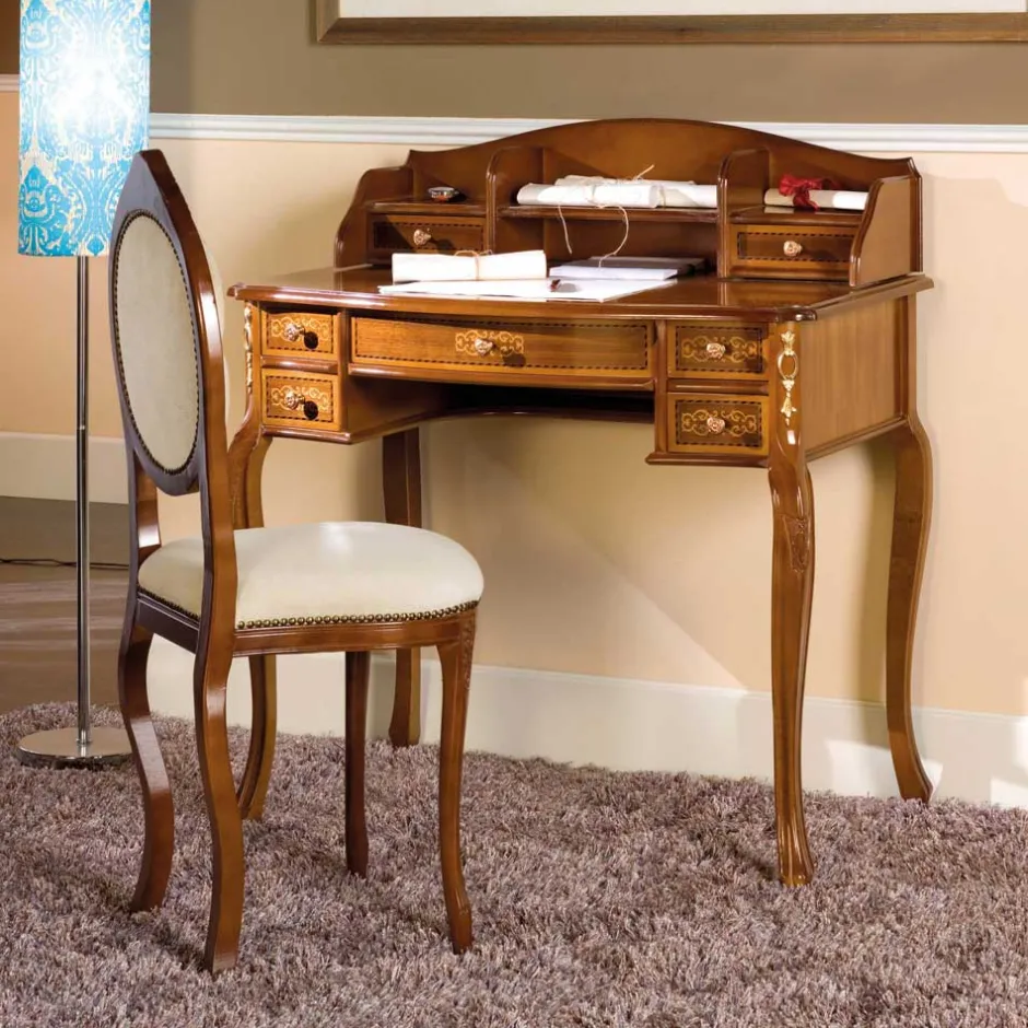 Schreibtische|Computertische*Pharao24 Barock Schreibtisch Marzonas